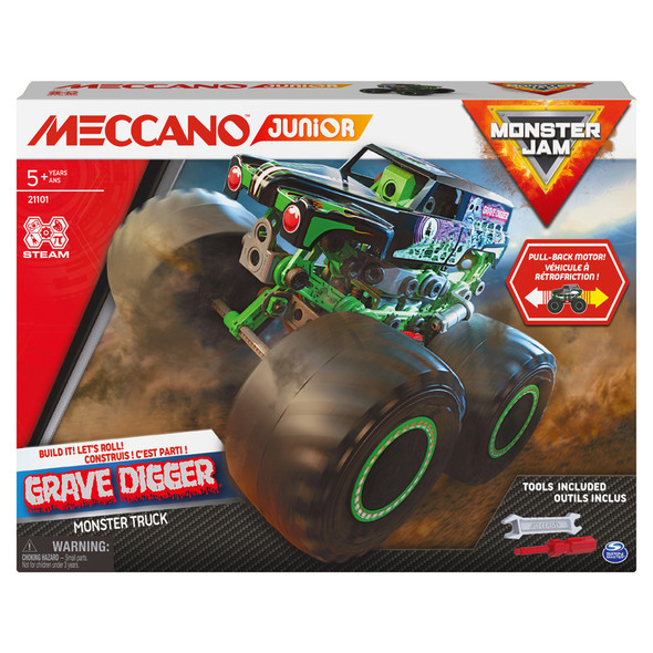 Meccano Junior Monster Jam Truck Building Set