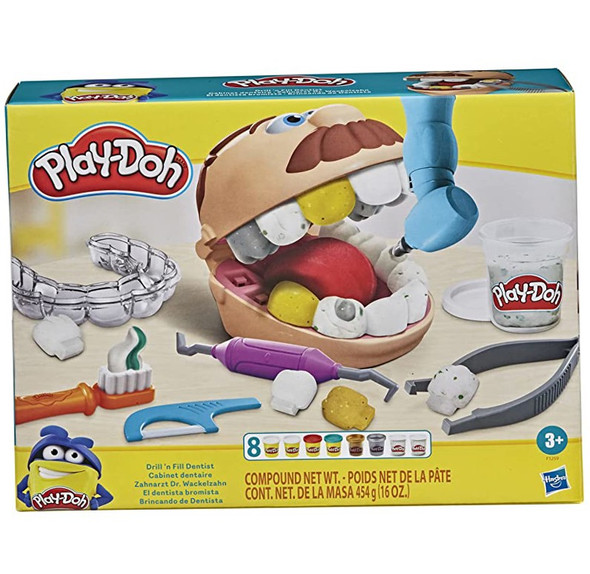 Play-doh Dr. Drill n Fill 8 cups of play-doh