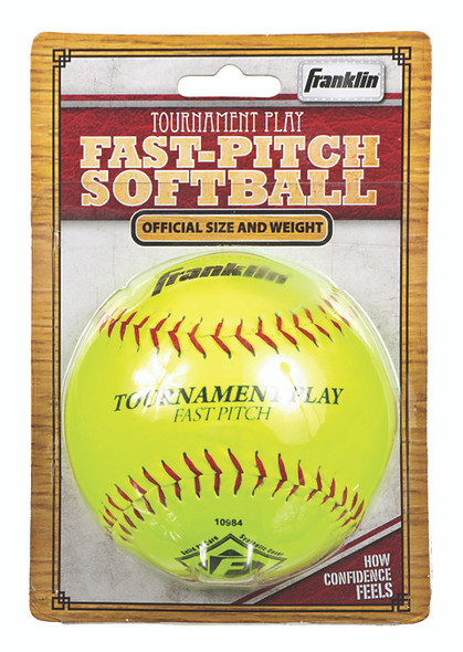 Fastpitch Softball, Yellow - 1 ct