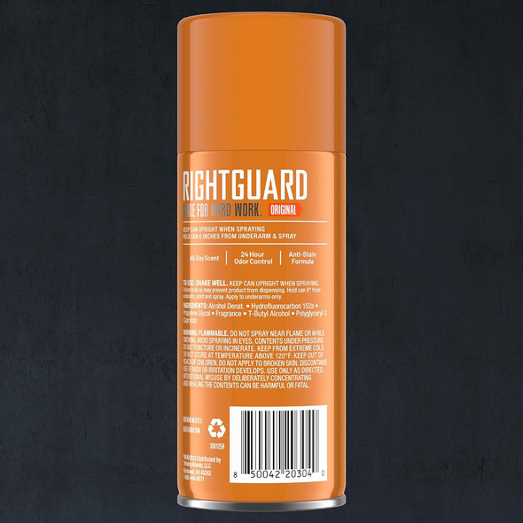 Right Guard Sport Deodorant Spray, Original Scent - 8.5 oz