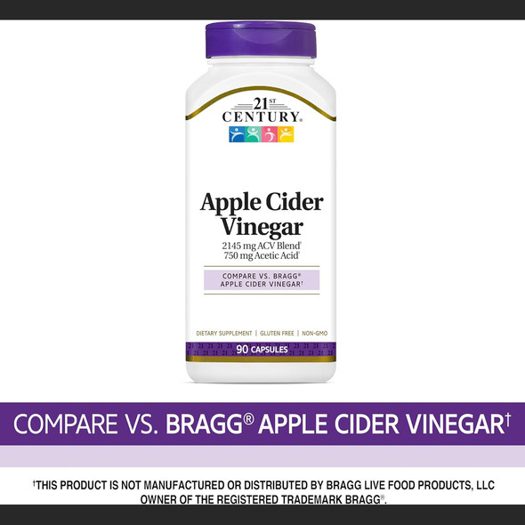 21st Century Apple Cider Vinegar Capsules - 90 ct