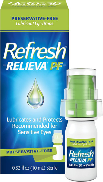 Refresh Relieva PF Multidose Lubricant Eye Drops - 0.33 oz