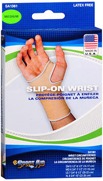 Sport Slip-On Wrist Support Medium Latex Free - 1 each