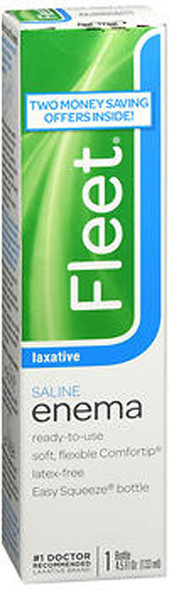 Fleet Saline Enema Laxative - 4.5 oz