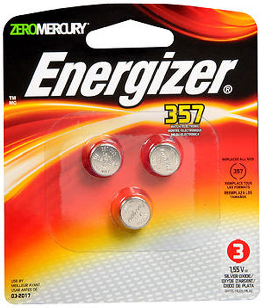 Energizer Watch/Electronic Batteries 357 - 3 ct