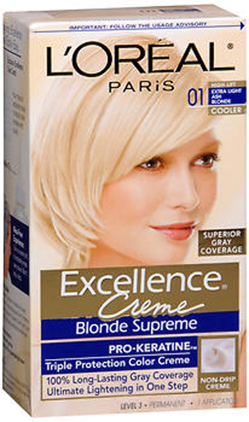 L'Oreal Excellence Creme Blonde Supreme - 01 Extra Light Ash Blonde (Cooler)