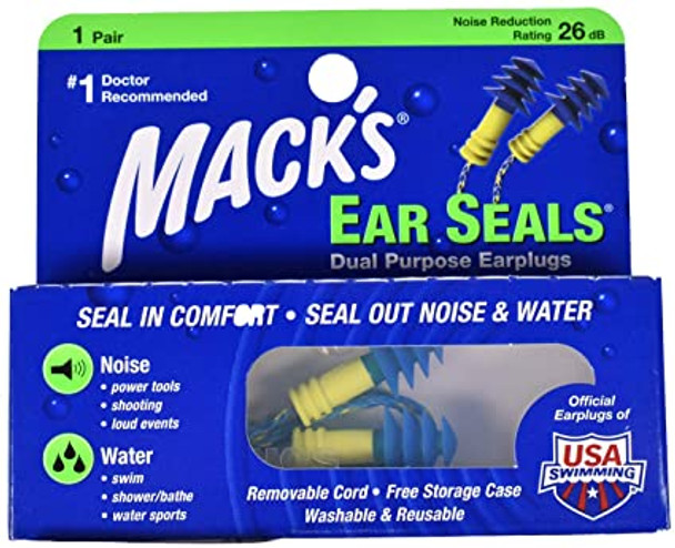Mack's Ear Seals Dual Purpose Earplugs - 1 Pair
