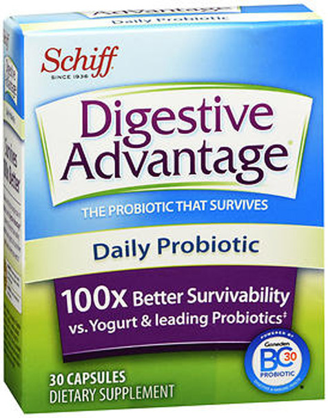 Schiff Digestive Advantage Daily Probiotic - 30 Capsules