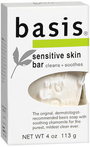Basis Sensitive Skin Bar Soap  - 4 oz Bar