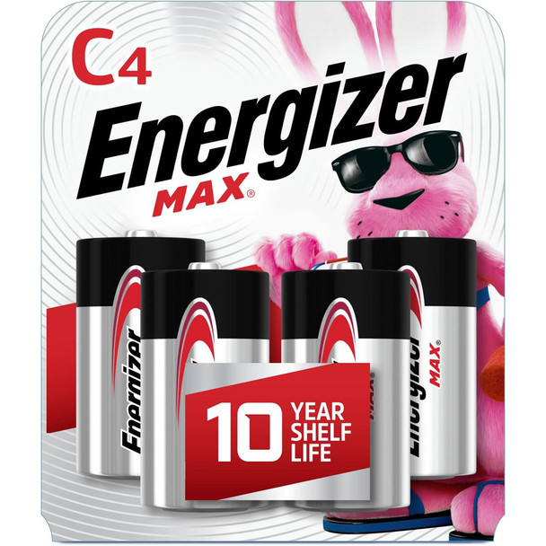 Energizer MAX Alkaline Batteries Size C - 4 pk