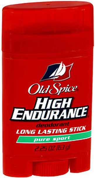 Old Spice High Endurance Deodorant Long Lasting Stick Pure Sport - 2.25 oz