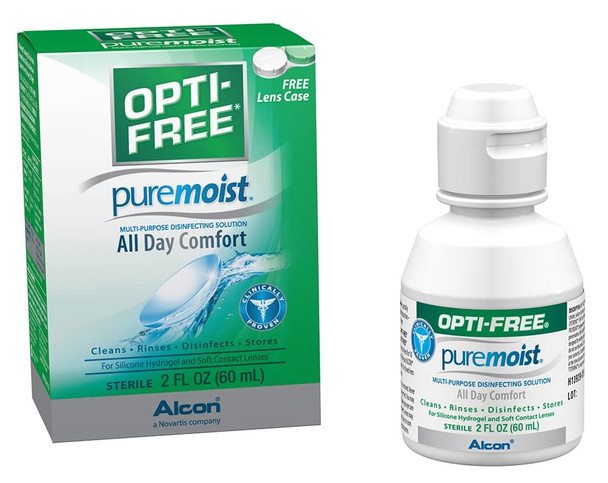 Opti-Free Puremoist Multi-Purpose Disinfecting Solution - 2 oz