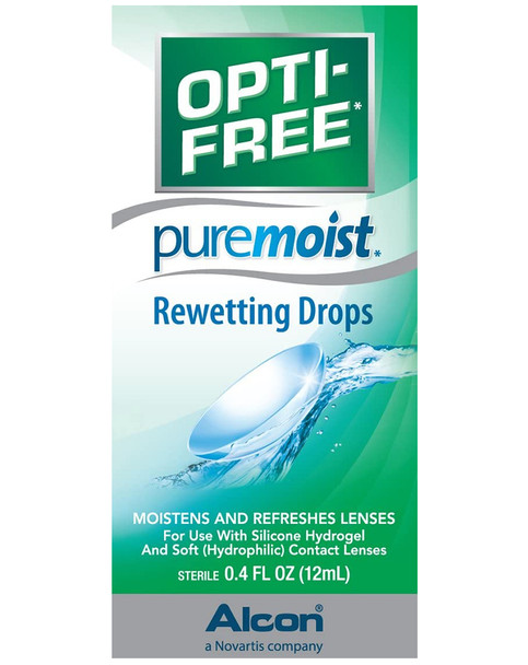 Opti-Free Puremoist Rewetting Drops - 0.4 oz