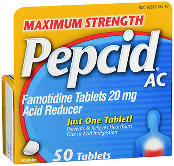 Pepcid AC Tablets Maximum Strength - 50 ct