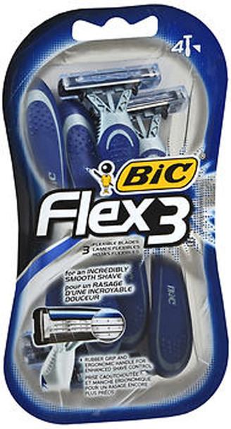Bic Flex 3 Disposable Shavers Sensitive Skin - 4 ea