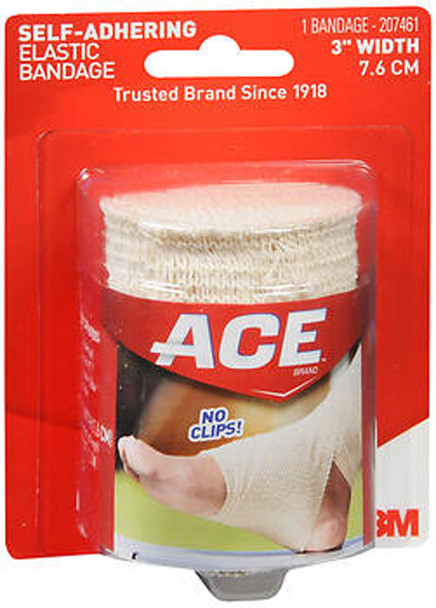 Ace Self-Adhering Elastic Bandage 3 Inch Width
