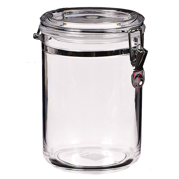 Grace Acrylic Canister, Clear,  58 oz - 1 Pkg