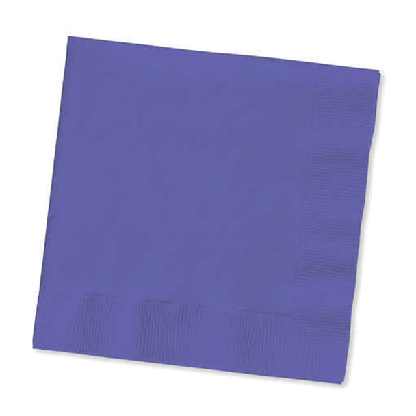 Solid Color Luncheon Napkins, Purple, 50 Ct - 1 Pkg