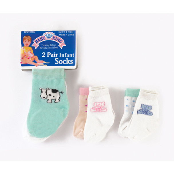Infant Socks, Asst - 1 Pkg