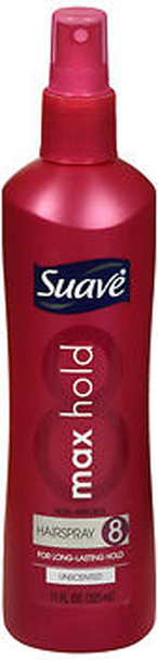 Suave Max Hold Non Aerosol Hairspray Unscented - 11 oz