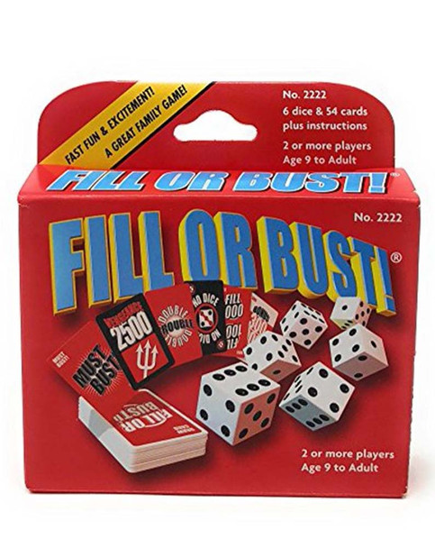 Fill Or Bust Card/Dice Game