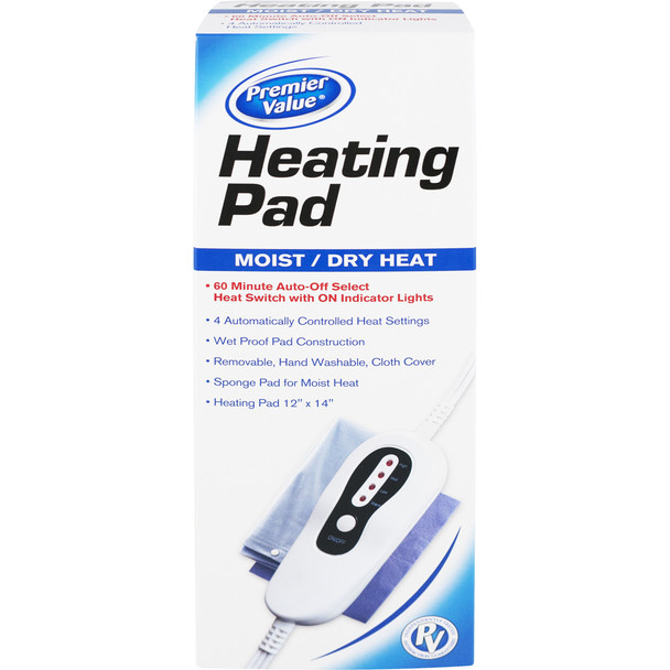 Premier Value Heating Pad Moist/Dry - 1ct