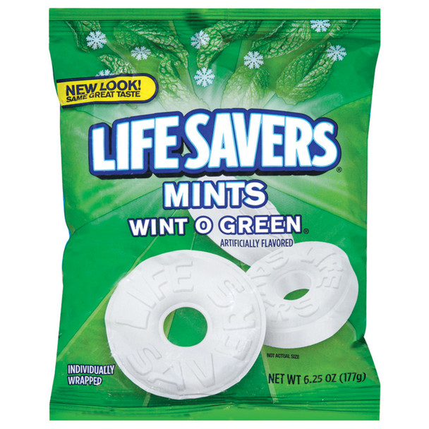 Life Savers 6.25 oz Bags, Winter Green, 6.25 oz - 1 Bag