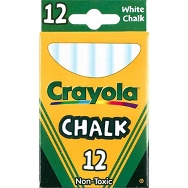 Chalk 12Ct, White, 12Ct - 1 Pkg