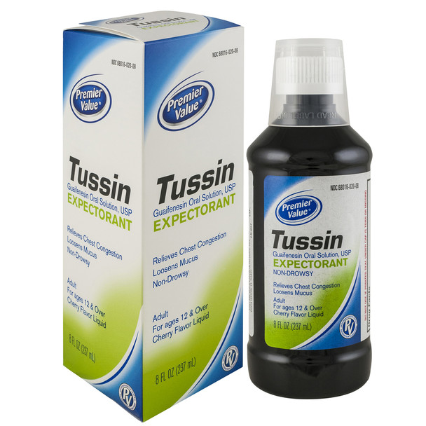 Premier Value Tussin Expectorant - 8oz