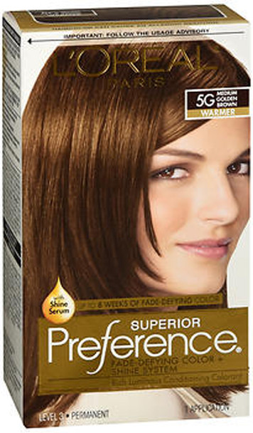 L'Oreal Superior Preference - 5G Medium Golden Brown (Warmer)