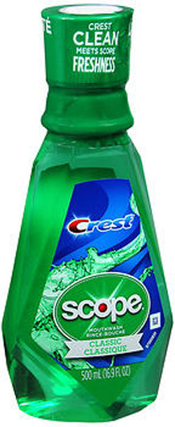 Scope Crest Classic Mouthwash Original Mint - 16.9 oz