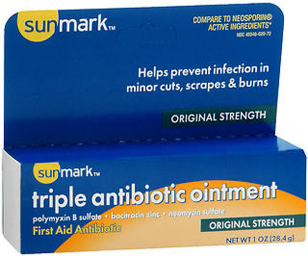 Sunmark Triple Antibiotic Ointment, Original Strength - 1 oz