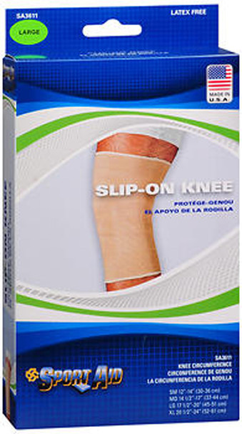 Sport Aid Slip-On Knee Wrap Lg Beige - 1 ea.