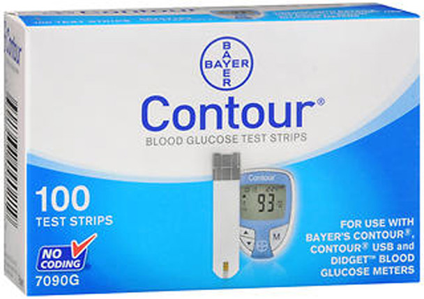 Contour Blood Glucose Test Strips - 100 ct
