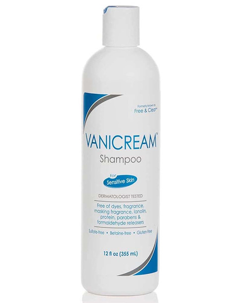 Free & Clear Shampoo, Sensitive Skin - 12 oz