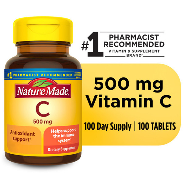 Nature Made Vitamin C 500 mg - 100 Caplets