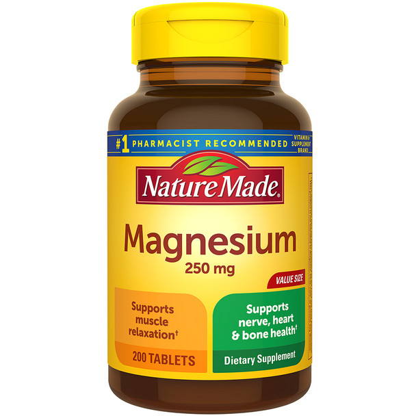 Nature Made Magnesium 250 mg - 200 Tablets