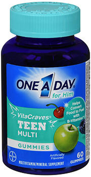 One A Day for Him VitaCraves Teen Multi Gummies - 60 ct