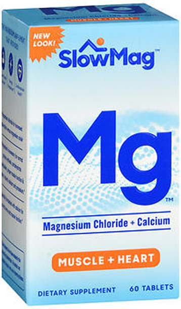 Slow-Mag Magnesium Chloride With Calcium - 60 Tablets