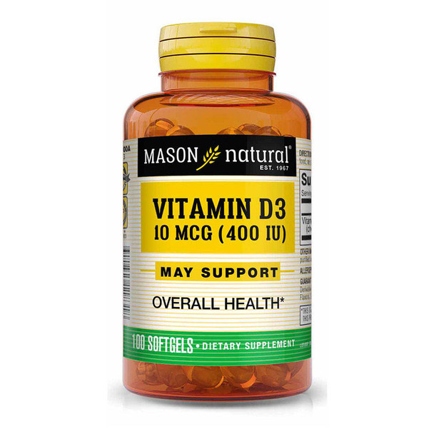 Mason Natural D 400 IU - 100 Softgels