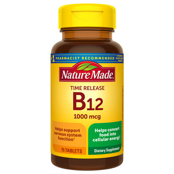 Nature Made Vitamin B-12 1000 mcg - 75 Tablets