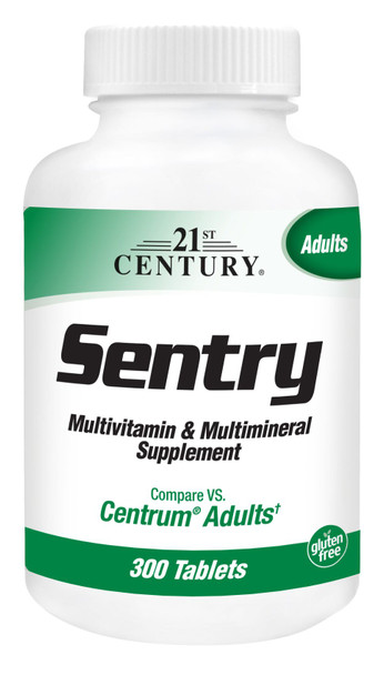 21st Century Sentry Tablets  - 300 Tablets