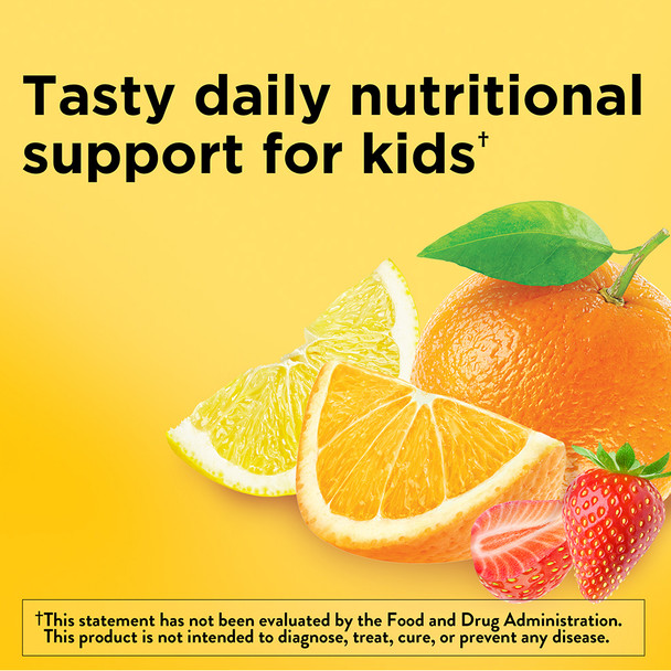 Nature Made Kids 1st Multivitamin w/ Omega-3 Dietary Supplement Gummies - Strawberry Lemon & Orange - 70ct