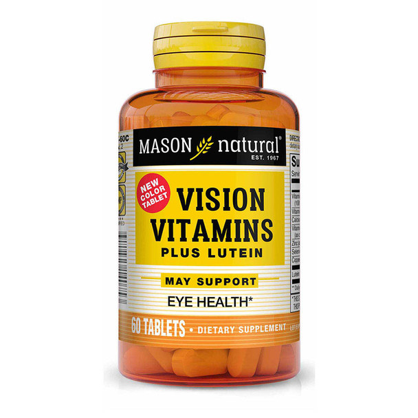 Mason Natural Vision Vitamins Plus Lutein Tablets - 60ct
