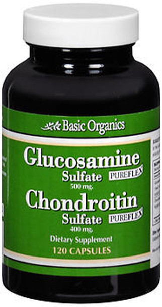 Basic Organics Glucosamine Sulfate and Chondroitin Sulfate Capsules - 120 ct