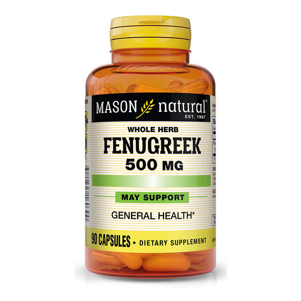 Mason Natural Fenugreek Blood Sugar Health - 90 Capsules