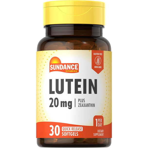 Sundance Vitamins Lutein 20 mg Plus - 30 Softgels