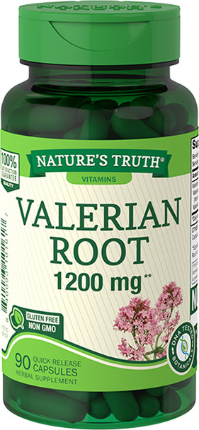 Nature's Truth Valerian Root 1200 mg Quick Release Capsules - 90 ct