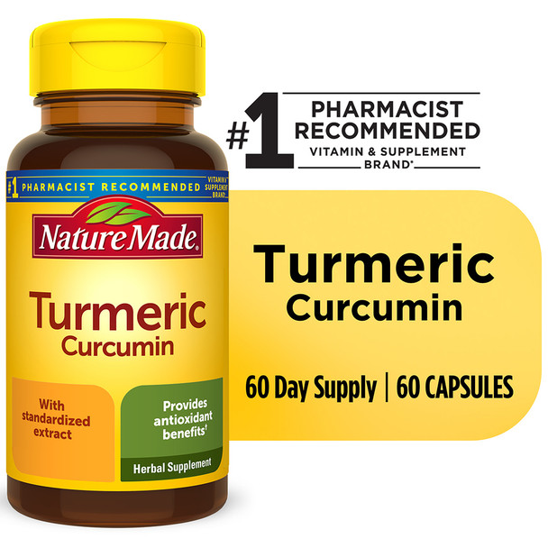 Nature Made Turmeric Curcumin - 60 Capsules