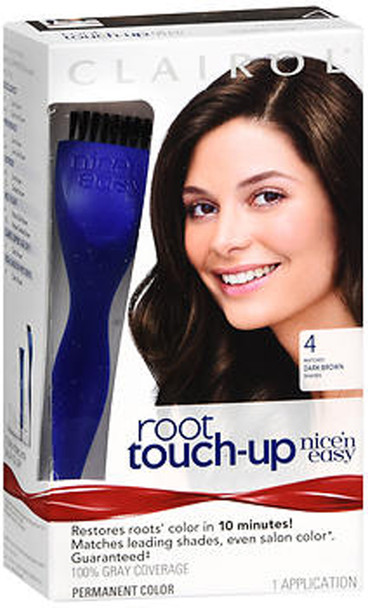 Clairol Nice 'n Easy Root Touch-Up Permanent Color Dark Brown 4